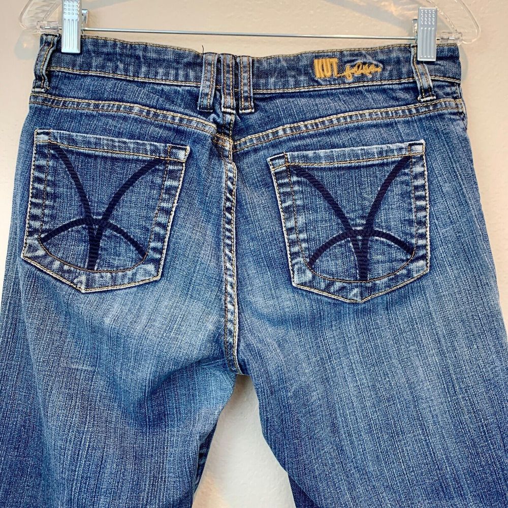 Kut From the Kloth Straight Leg Jeans Womens Size 6 Medium Wash - Picture 10 of 15